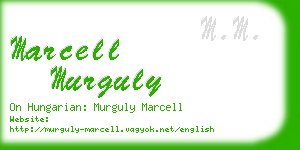 marcell murguly business card